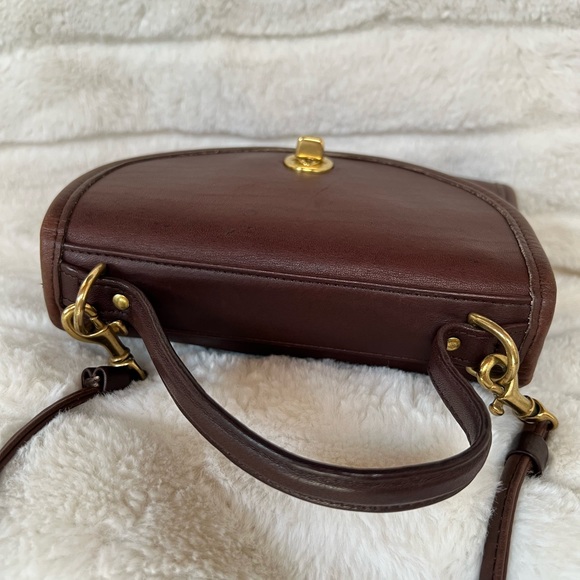 Vintage Coach Regina authentic mahogany 1995 made in US with hangtag - Picture 8 of 16